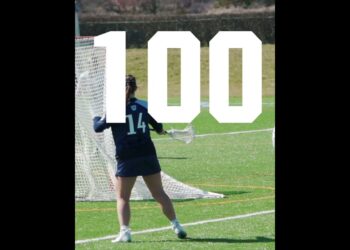 Mackenzie Blackwell 100 Career Goals for EMU Lacrosse #emueagles