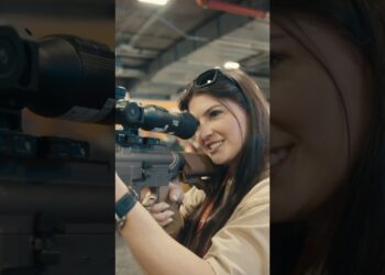 Hannah Barron goes to SHOT SHOW #shorts #shotshow