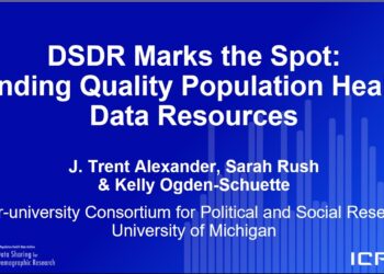 DSDR Marks the Spot: Finding Quality Population Health Data Resources