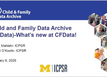 Child and Family Data Archive (CFData)-What’s new at CFData!