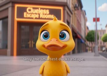 Quack the codes at Clueless Escape Room in Ann Arbor. Fun things to do in Ann Arbor
