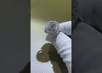 Shine Bright with a 2 Ct D Color Moissanite Cushion Ring in 925 Silver for Teen Girls