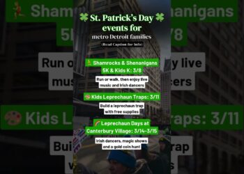 St. Patrick’s Day Events for Metro Detroit Families