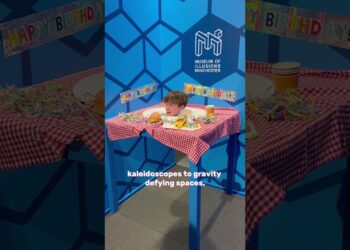 Mind-blowing fun for the  whole fam this half term at the Museum of Illusions in Manchester