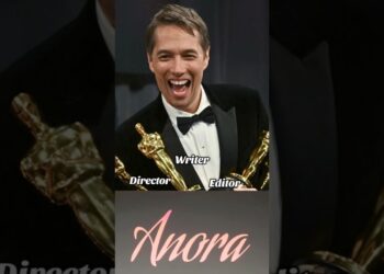 “Anora” director Sean Baker ties with Walt Disney at Oscars and sets new record #shorts