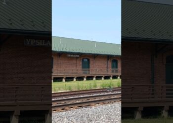 Old Train Station in Ypsilanti Michigan