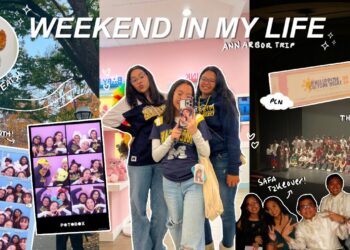 a weekend in my life ♡ ann arbor trip: potobox, eats, arcade, pcn event & friends