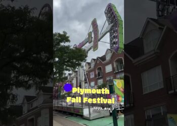 Weekend Escape from Ann Arbor｜Plymouth Fall Festival 🎪 #michiganlife #annarbor #minivlog