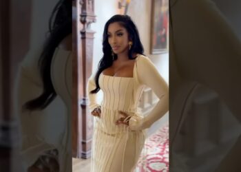 Porsha Williams wore a cream 16Arlington Kabara knit dress on The Traitors. Hot! Or Hmm..? 💣