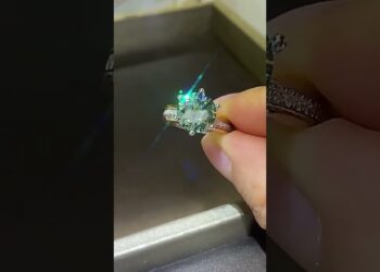 Shine Bright with 3 Carat Moissanite Ring in Silver 925 Yellow Gold Plated Dazzling Women’s Gift